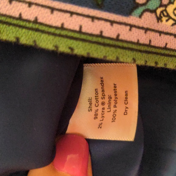 NWOT Talbots Woman Midi Skirt Size 20W Paisley Lined Hidden Back Zipper - Picture 12 of 12